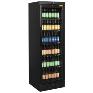 NordCap Glastürkühlschrank KU 385 G BLACK