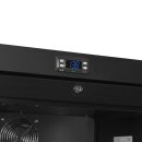 NordCap Glastürkühlschrank KU 385 G II BLACK