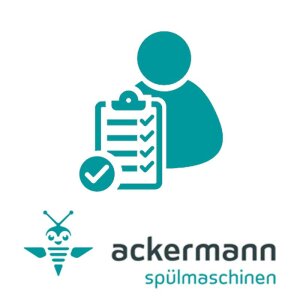 Ackermann Pauschale für Inbetriebnahme und Einweisung - Untertischmaschinen