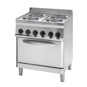 KBS Elektro-Herd 4 Platten Umluft-Elektro-Backofen