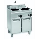 KBS Gas-Fritteuse 2 Becken 2x 14 Liter Standgerät