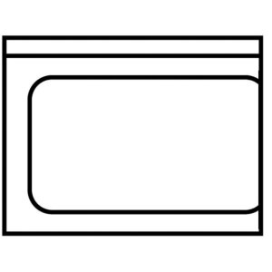 KBS Ablauftisch 700mm Anbau links ohne Grundboden mit Aufkantung