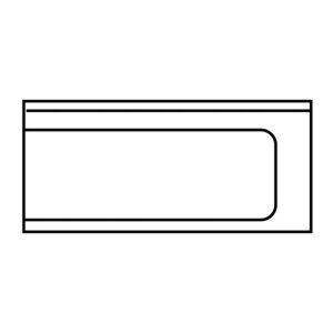 KBS Ablauftisch 1200mm Anbau rechts ohne Grundboden mit Aufkantung