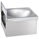 KBS Handwaschbecken eckige Form ohne Mischbatterie BxTxH 40x40x24cm