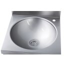 KBS Handwaschbecken eckige Form ohne Mischbatterie BxTxH 40x40x24cm