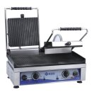 KBS Kontaktgrill Grillfläche 52x24cm oben & unten gerillt 2 Heizzonen