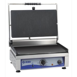 KBS Kontaktgrill Grillfläche 36x27cm oben gerillt & unten glatt 1 Heizzone