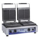 KBS Waffeleisen mit 2 festen Backplatten für 4x...