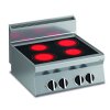 KBS Glaskeramik Elektro-Kochfläche mit 4 Kochflächen Tischgerät