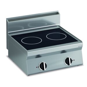 KBS Induktions-Kochfläche mit 2 Platten   mit 2 Platten Tischgerät