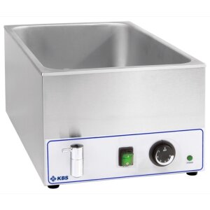 KBS Bainmarie mit Ablasshahn für 1x 1/1 GN, h=150 mm