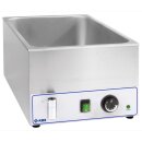KBS Bainmarie mit Ablasshahn für 1x 1/1 GN, h=150 mm