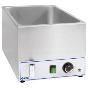 KBS Bainmarie mit Ablasshahn für 1x 1/1 GN, h=200mm