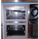 KBS Kühltisch Ready KT4612 mit Arbeitsplatte, Aufkantung 3 Türen, 2 halbe Schubladen