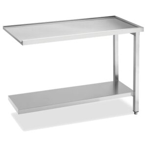 KBS Ablauftisch Breite 120cm mit Grundboden ohne Aufkantung