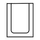 KBS Ablauftisch Breite 120cm mit Grundboden ohne Aufkantung