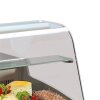 KBS Mehrzweckvitrine Delicious 1000 C mit gebogenem Glasaufbau
