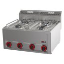 KBS Gas-Kochfläche mit 4 Brenner Tischgerät