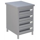 KBS Schubladenschrank 3 Schubladen BxT 50x70cm