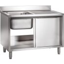 KBS Spülschrank mit Schiebetüren B 120cm -...