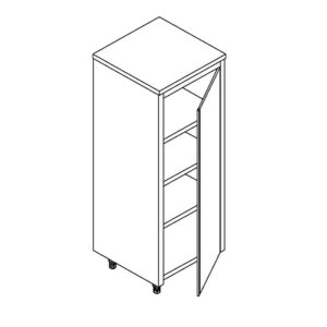 KBS Geschirrschrank Breite 70cm Höhe 150cm mit Drehtür