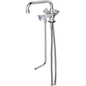 KBS Mischbatterie Niederdruck mit 1 Unterspülrohr