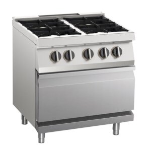 KBS Gas-Herd 4 Brenner mit Elektro-Ofen