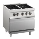 KBS Gas-Herd 4 Brenner mit Elektro-Ofen