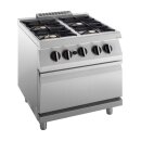 KBS Gas-Herd 4 Brenner mit Gas-Ofen