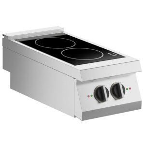 KBS Induktions-Kochfläche 2 Kochzonen Auftischgerät