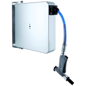 KBS Waschbrause mit 6 m Schlauch Schlauchaufroller, Handbrause