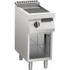 KBS Elektro-Grillplatte gerillt verchromt 5,4kW 1 Heizzone offener Unterbau