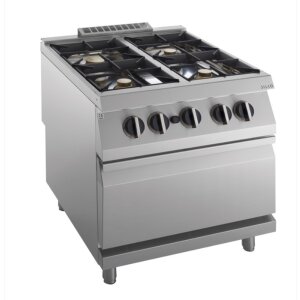 KBS Gas-Herd 4 Brenner 35 kW mit Gas-Ofen 8kW