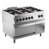KBS Gas-Herd 6 Brenner 42 kW mit Elektro-Ofen 6kW