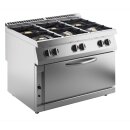 KBS Gas-Herd 6 Brenner 54 kW mit Gas-Großofen 12kW