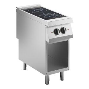KBS Kochfläche Induktion 2 Platten 2x5 kW, offener Unterbau