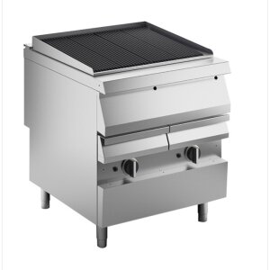 KBS Gas-Vaporgrill 22kW mit Wasserbecken & Ablasshahn