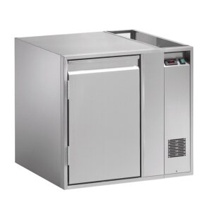 KBS Kühltisch mit Edelstahlverdampfer KTE 1 O