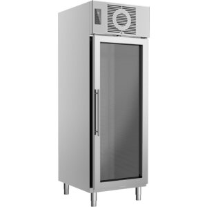 KBS Edelstahlglastürkühlschrank KU 721 G