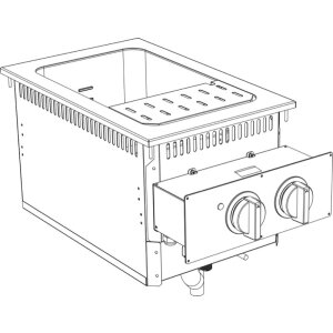 KBS Elektro Nudelkocher 28 Liter Drop In 700 Breite 400mm