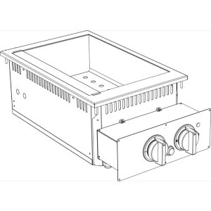 KBS Elektro Bain Marie Liter Drop In 700 Breite 400mm