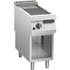 KBS Gas-Grillplatte gerillt verchromt 10,5kW 1 Heizzone offener Unterbau