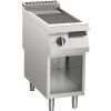 KBS Elektro-Grillplatte gerillt verchromt 7,5 kW 1 Heizzone offener Unterbau
