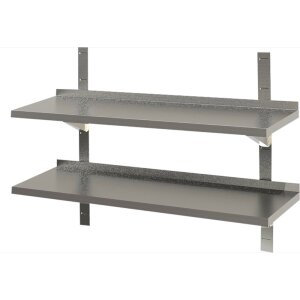 KBS Wandbord mit Aufkantung B 140cm  x T 30cm