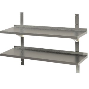 KBS Wandbord mit Aufkantung B 140cm  x T 30cm