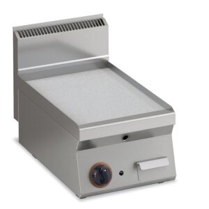 KBS Gas Grillplatte glatt aus Edelstahl Fläche 396x555mm 1 Heizzone Tischgerät