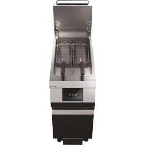 KBS EVO Elektro-Fritteuse ohne Korbliftsystem mit Ölfiltersystem 22 L Becken