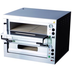 KBS Pizzaofen Basic 4+4 für 8 Pizzen ø33cm elektro 9,6 kW