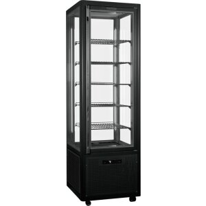 KBS Panoramavitrine Snelle 360 Q LED (anthrazit) 5 Glasablagen