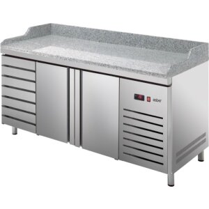 KBS Pizzakühltisch Pizza PKT 2007 2 Türen und 7 Teigschubladen